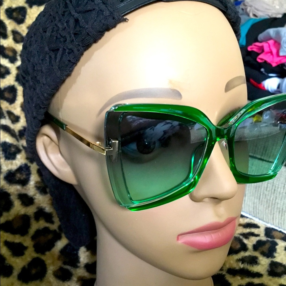 Green sunglasses